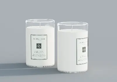 Modern Candle & Holder