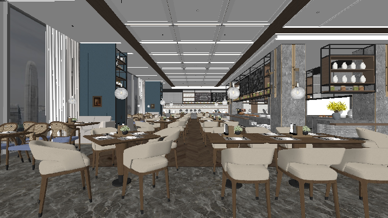 Modern Western Restaurant