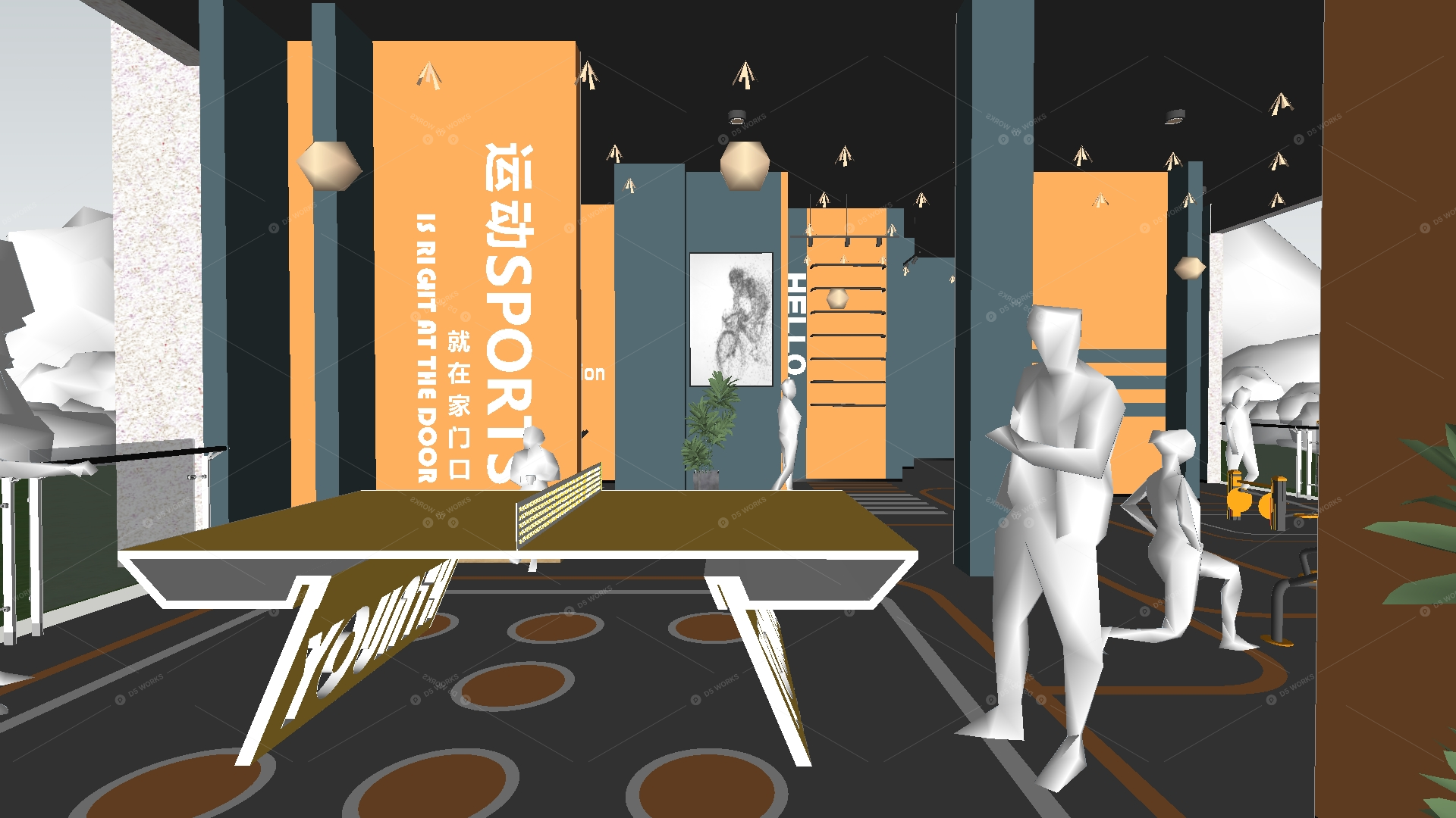Cultural, Athletic & Healthcare  3D Models 5