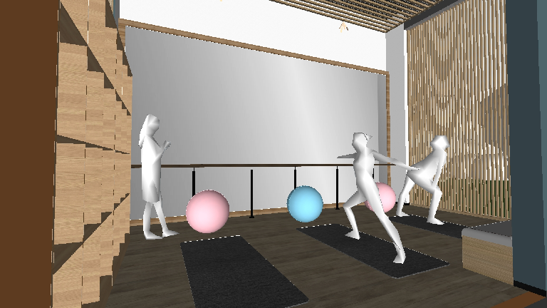 Modern Yoga Room