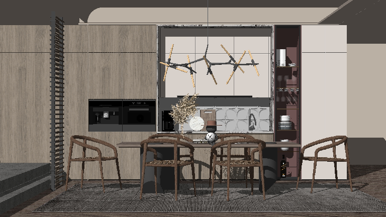 Minimalist Dining Room (Home)