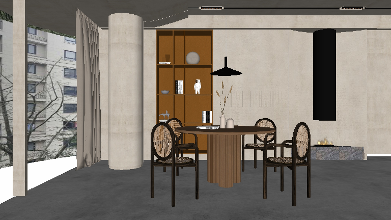Minimalist Dining Room (Home)