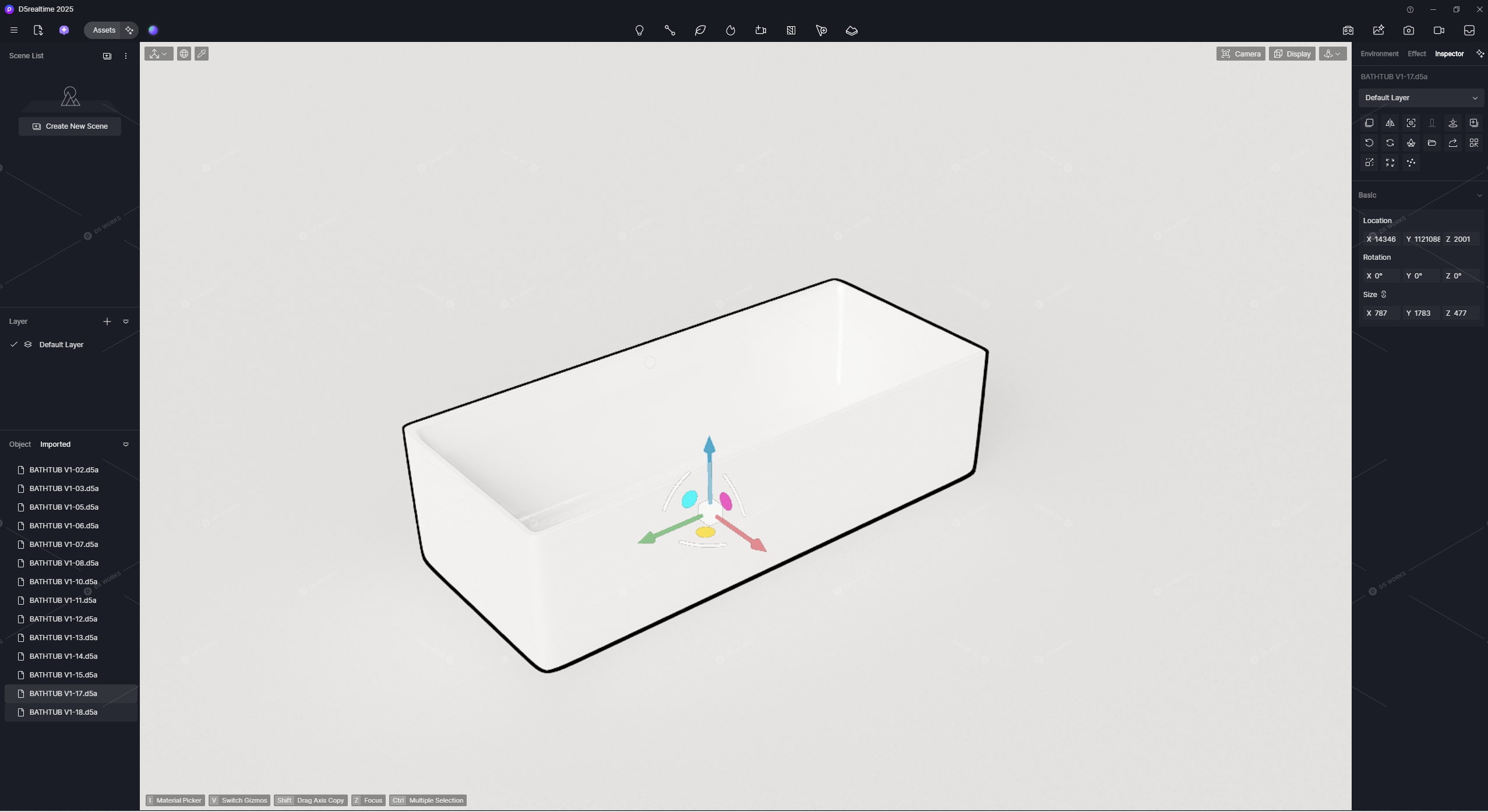 Bathtubs 3D Models 2