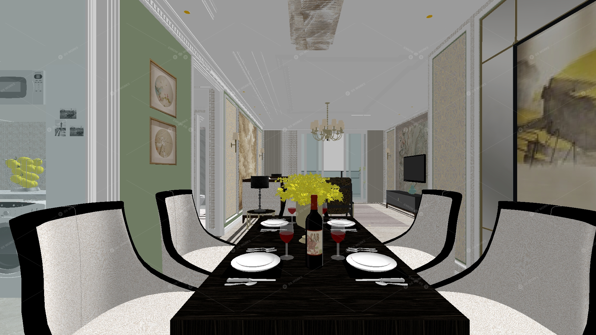 Living Rooms 3D Models 5