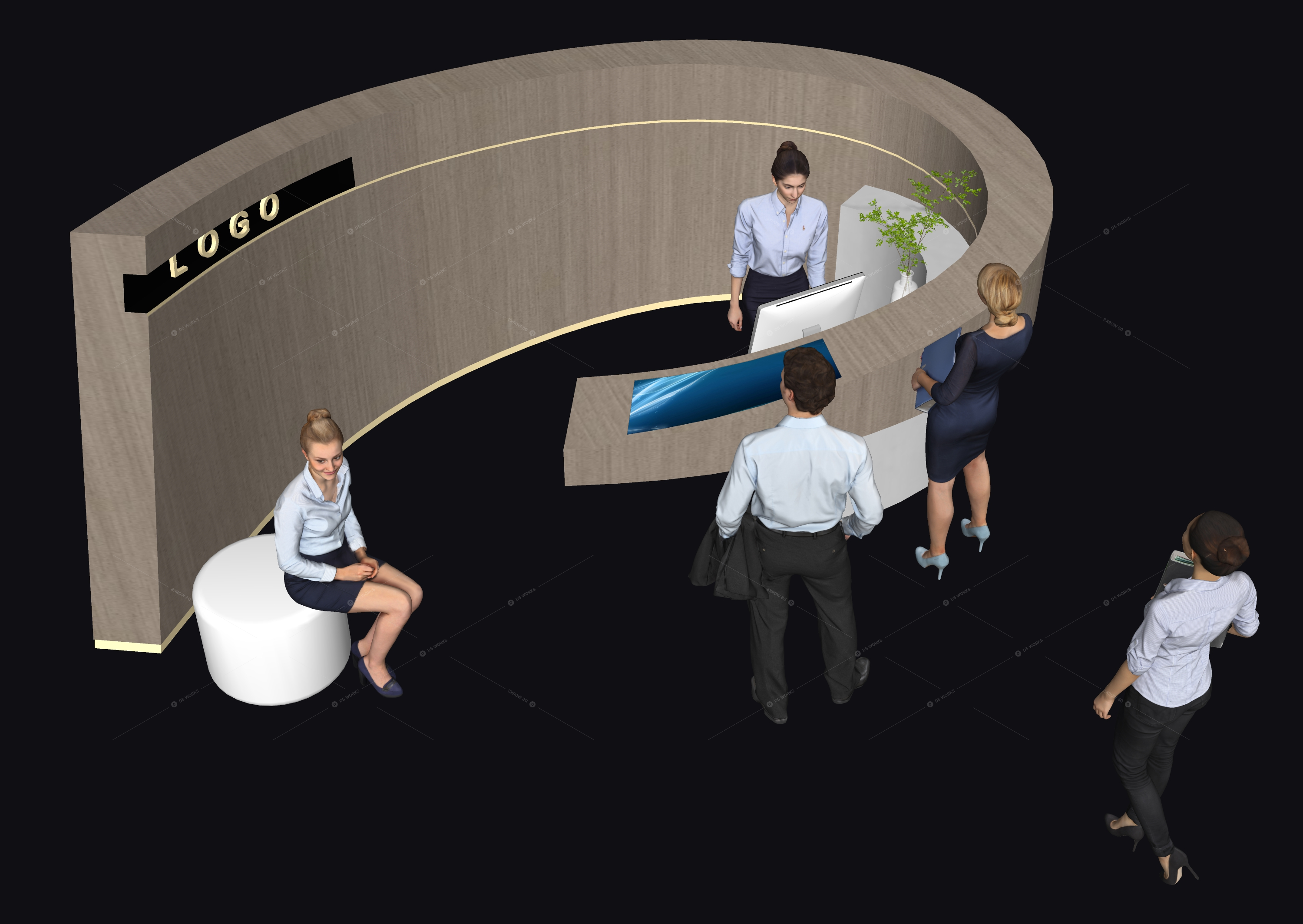 Common Spaces 3D Models 2