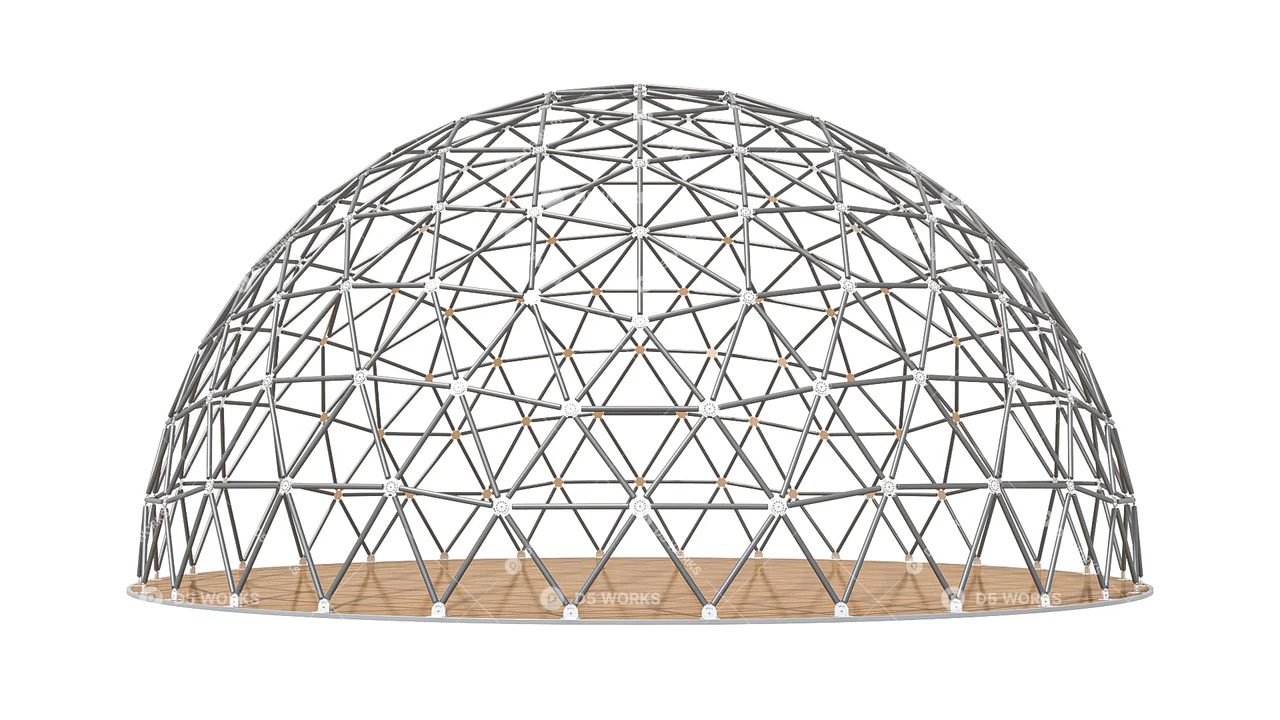 Modern  Landscape Structures 3d model thumbnail 4