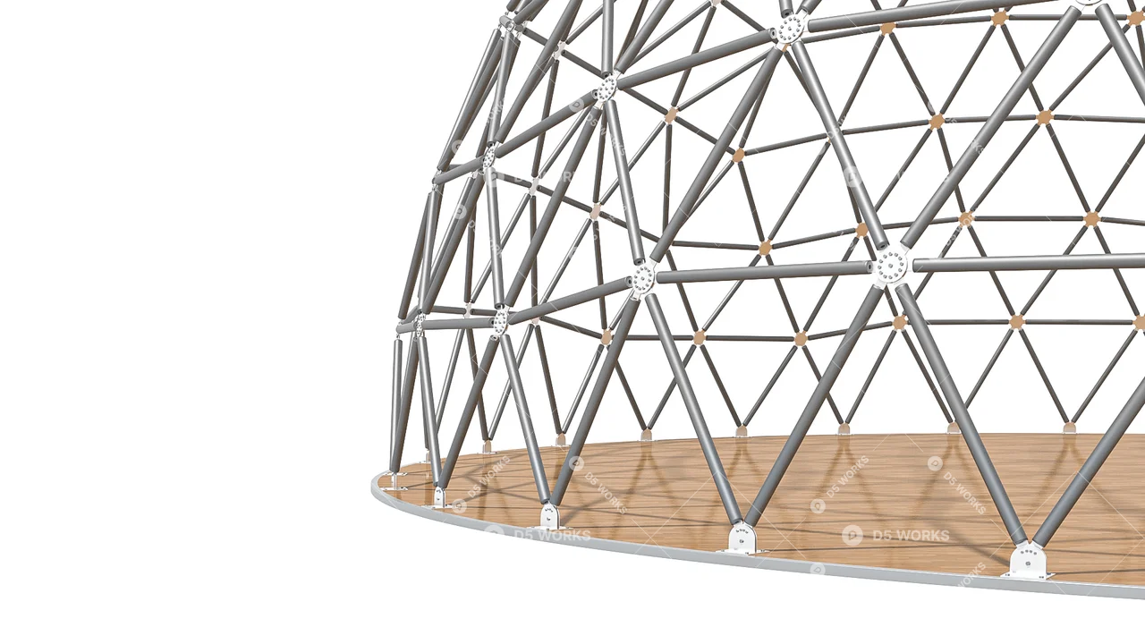 Modern  Landscape Structures 3d model thumbnail 3