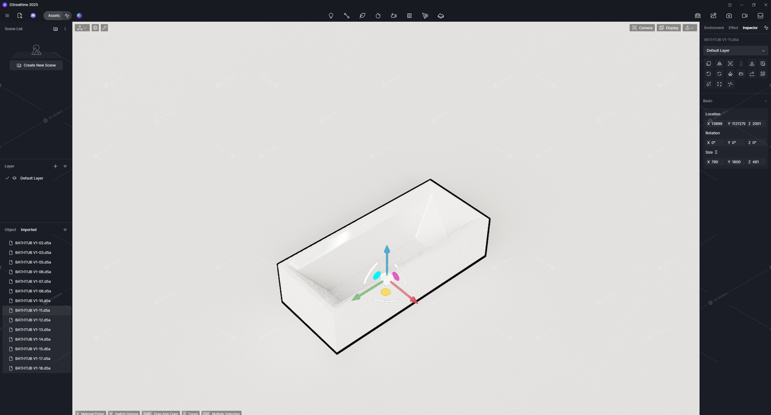 Bathtubs 3D Models 2