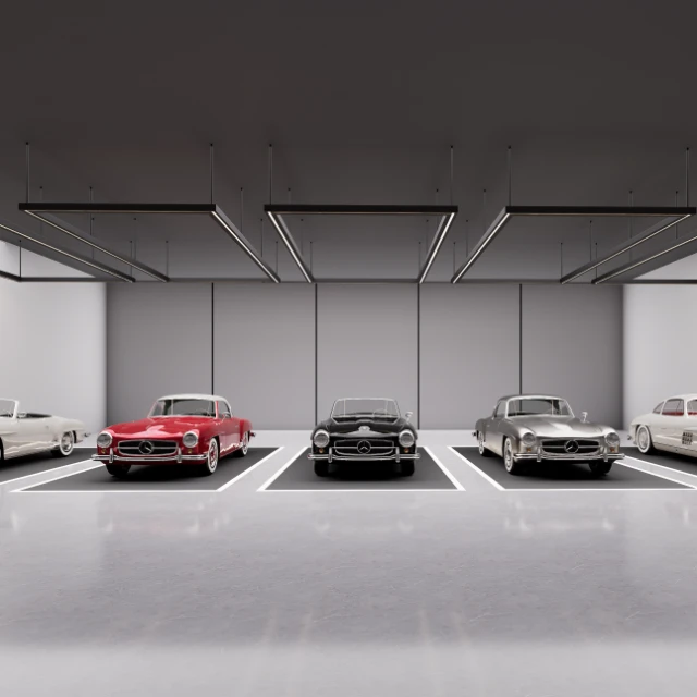 Classic 1950 Luxury Sports Car pack 3d model