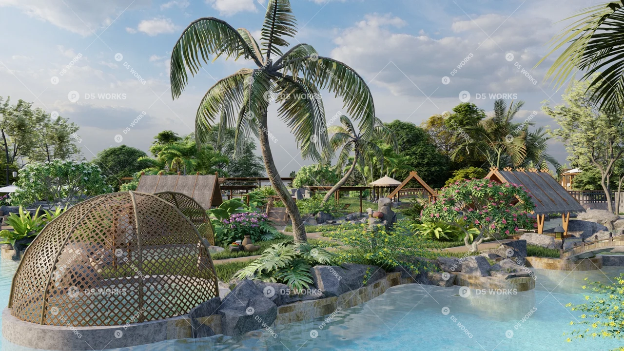 Landscape 3d model thumbnail 4