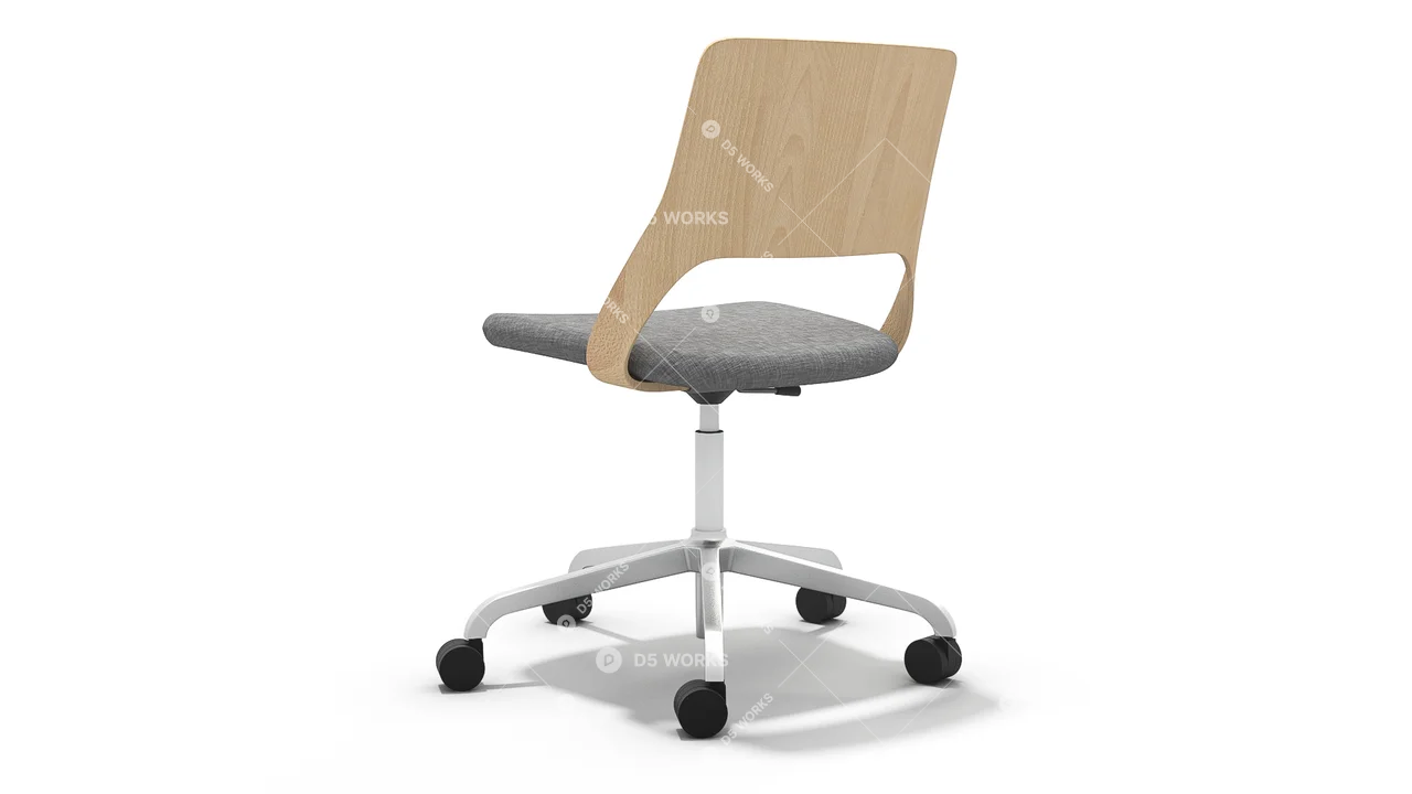 Modern Office Chair 3d model thumbnail 5