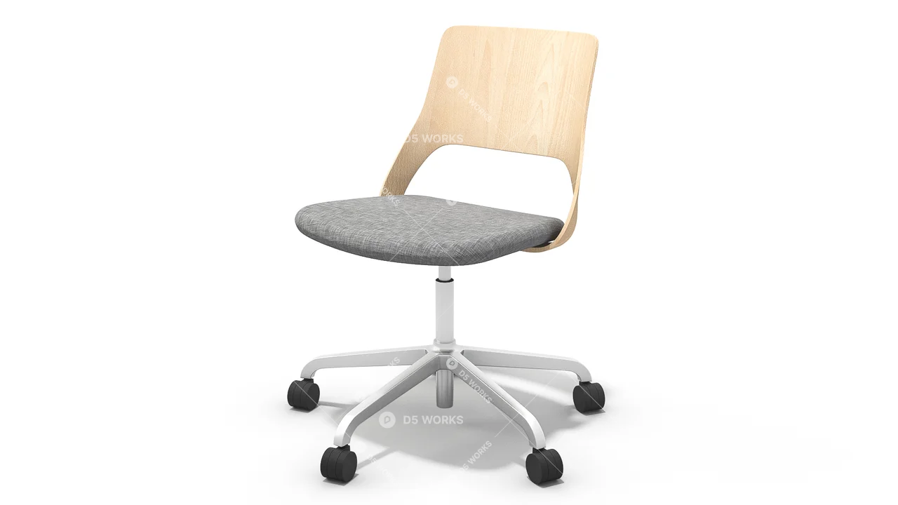 Modern Office Chair 3d model thumbnail 6