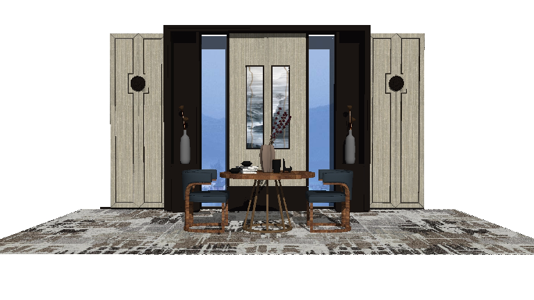Modern Dining Table & Chairs Set