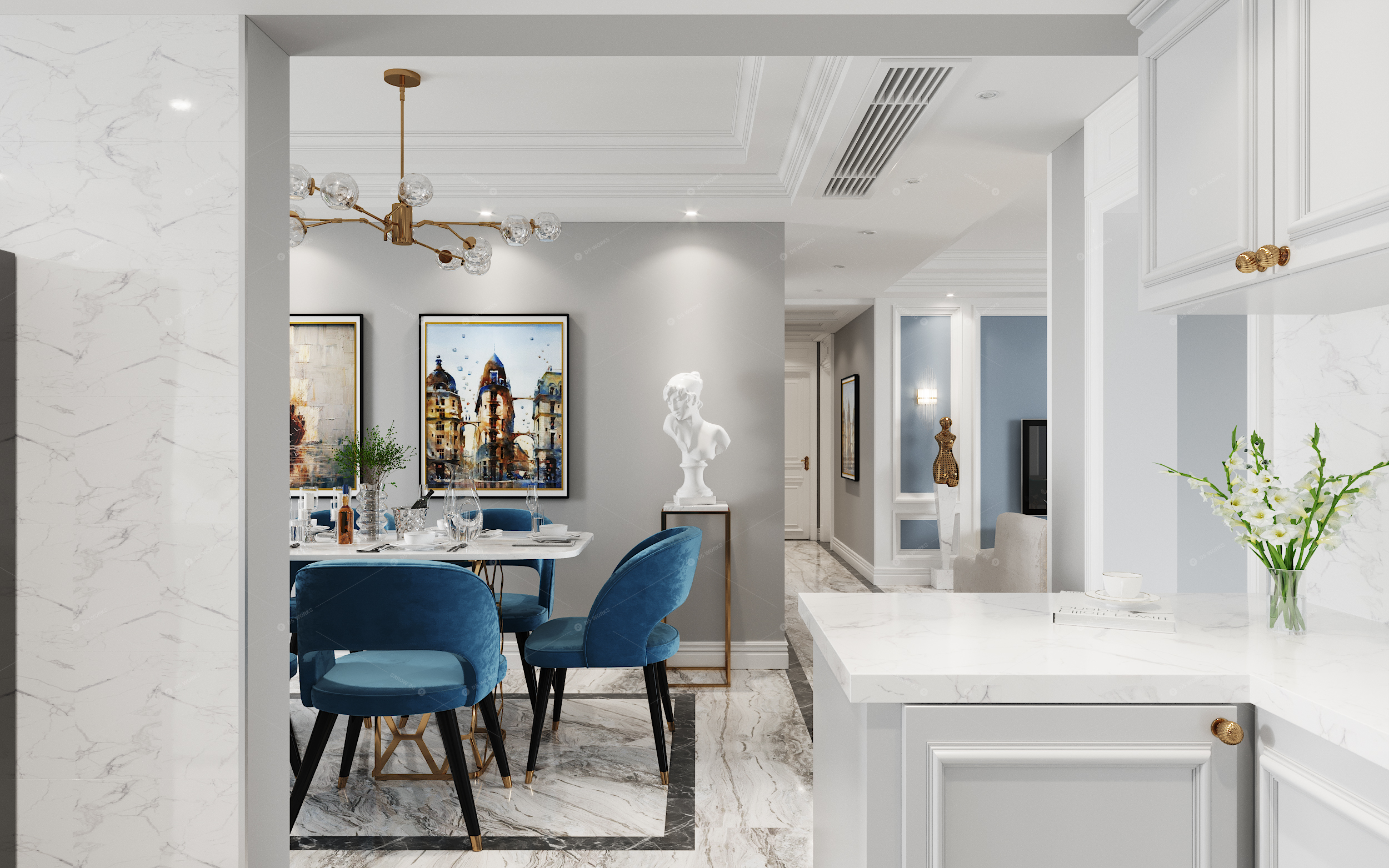 Living & Dining Rooms 3D Models 2