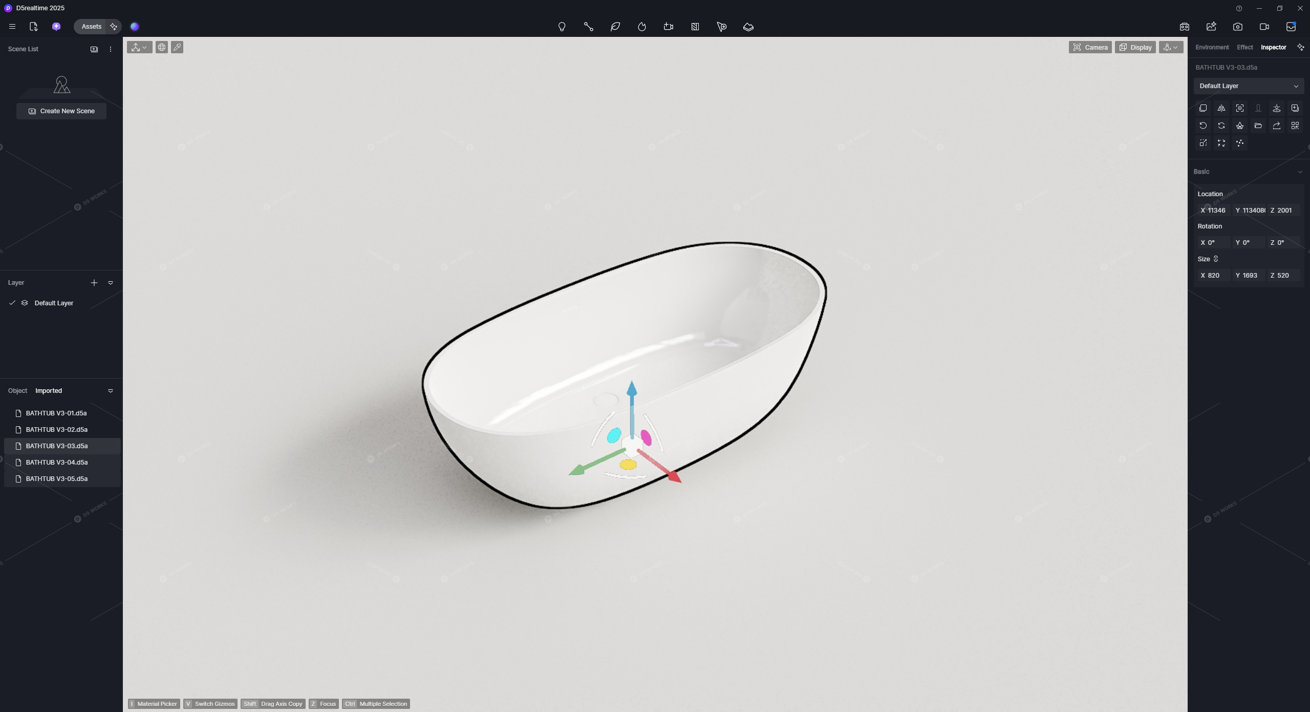 Bathtubs 3D Models 2