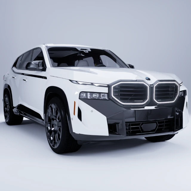 Modern Luxury Hybrid SUV White Edition 3d model