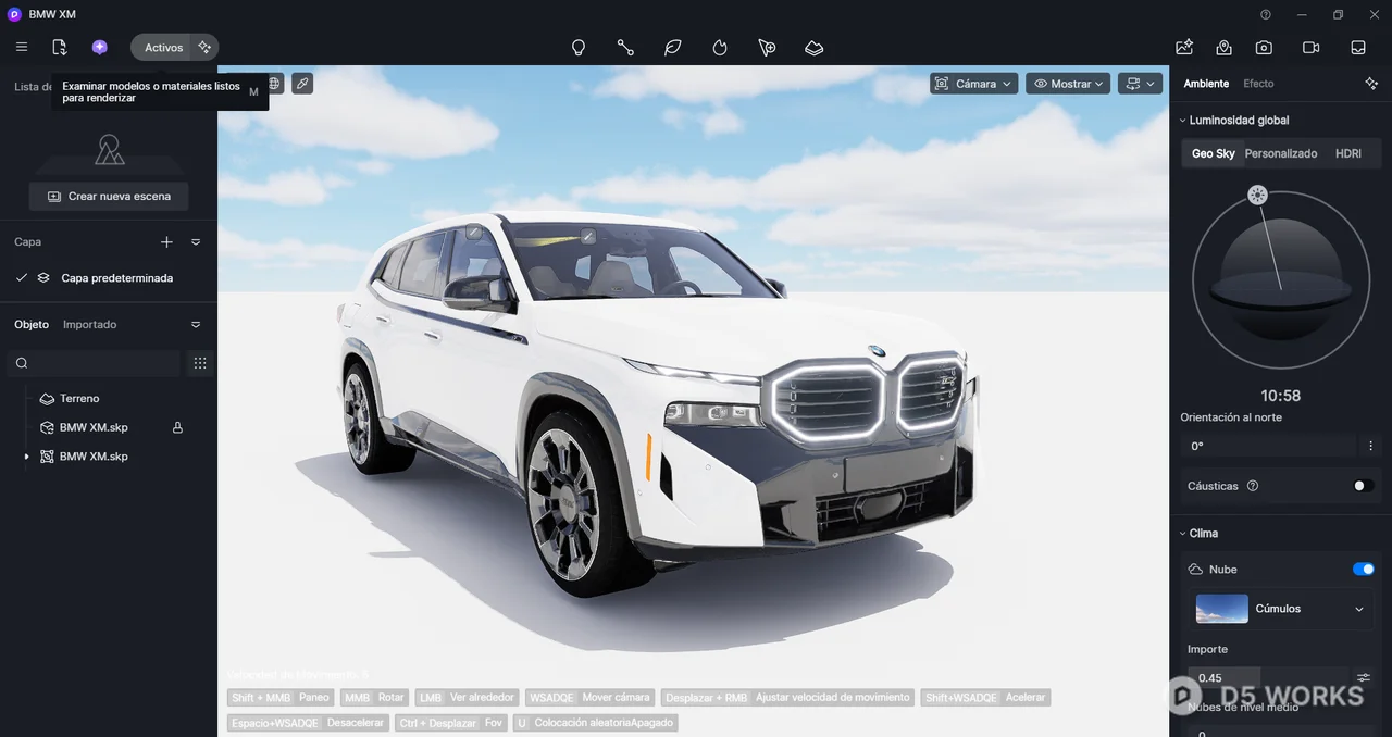 Modern Luxury Hybrid SUV White Edition 3d model thumbnail 2