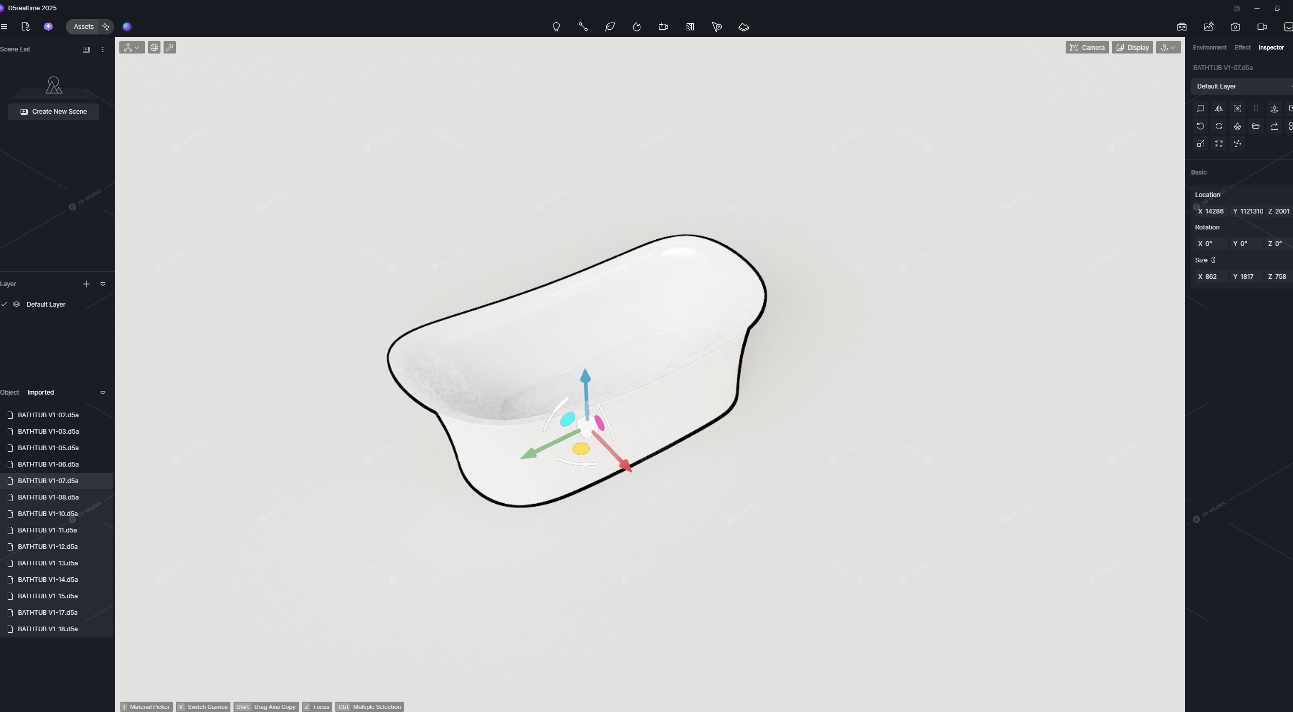 Bathtubs 3D Models 2