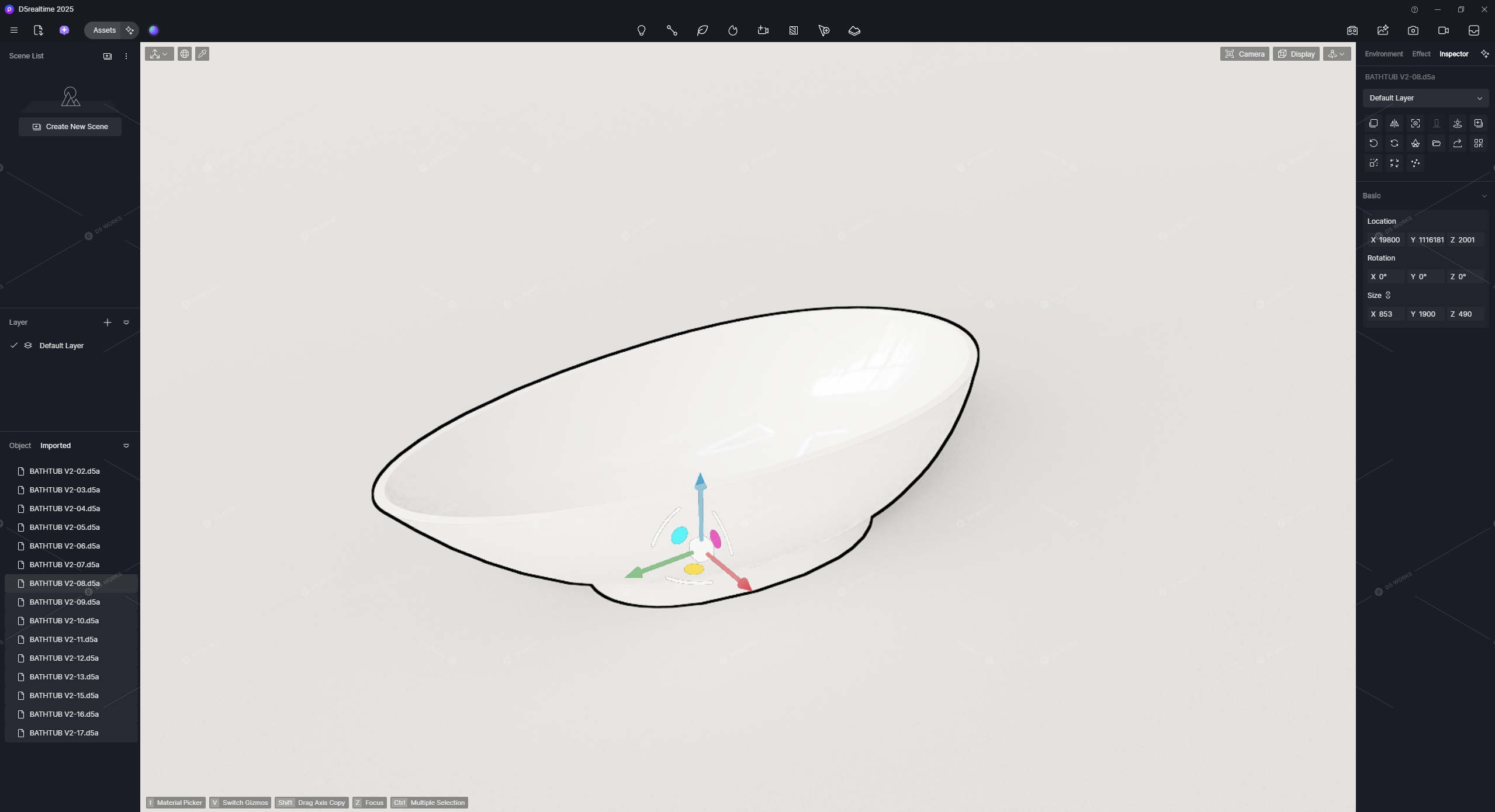 Bathtubs 3D Models 2