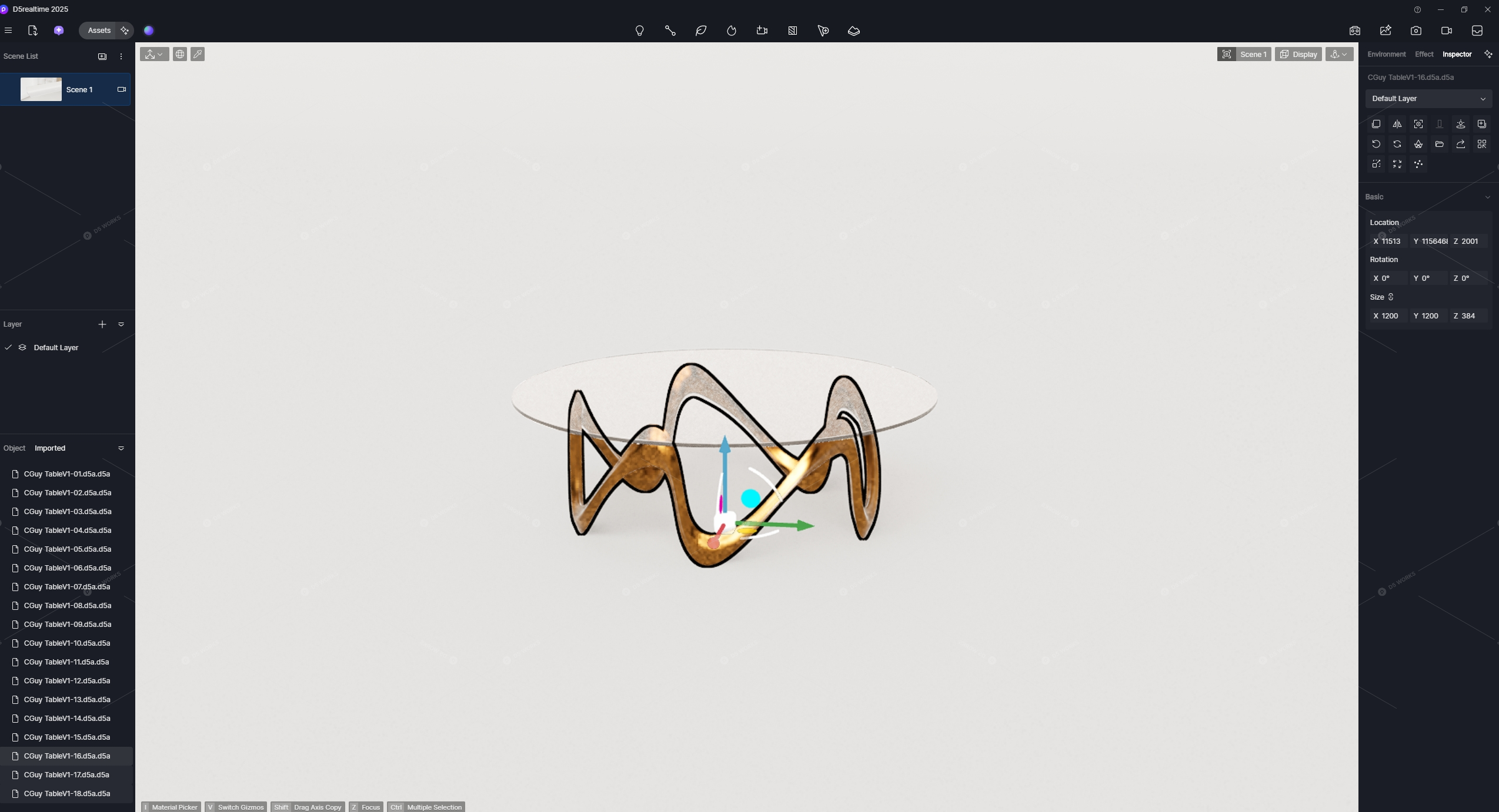 Tables/Side Tables 3D Models 2
