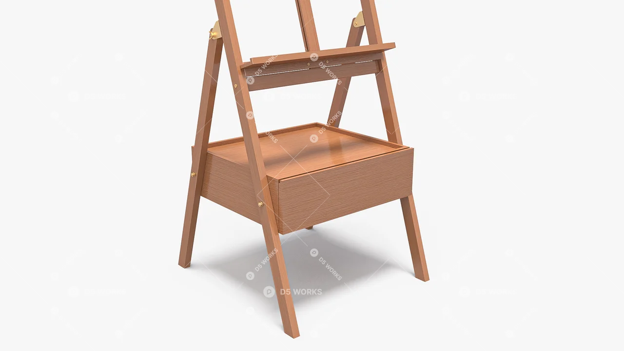 Painting Supplies 3d model thumbnail 10