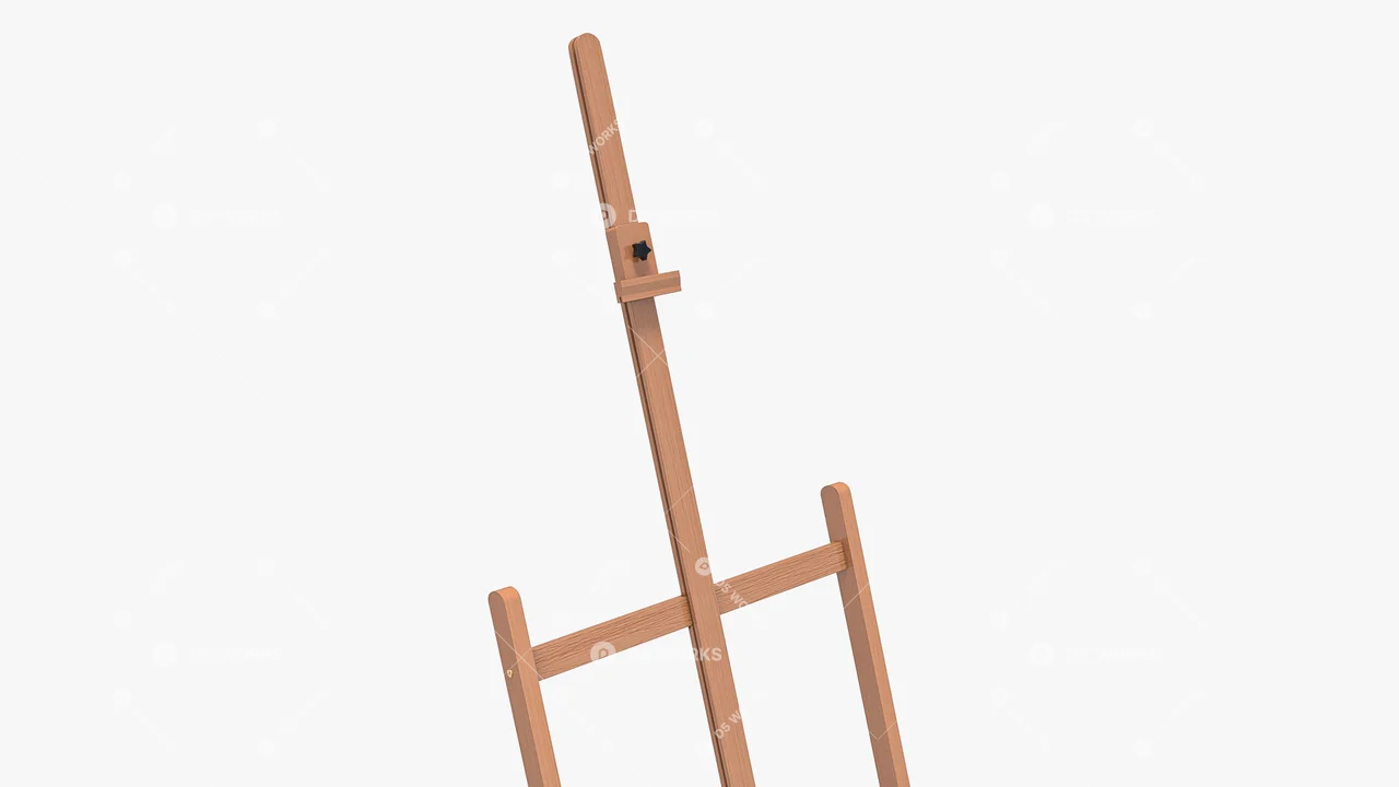 Painting Supplies 3d model thumbnail 4