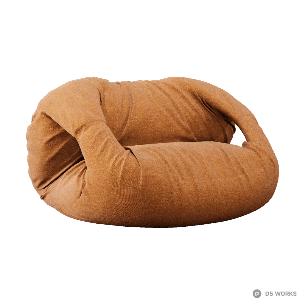Terra Bean Bag Sofa 3d model - Image 1