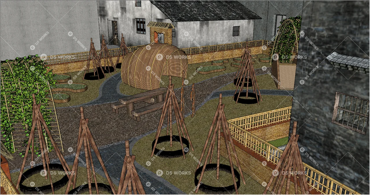 Landscape 3d model thumbnail 3