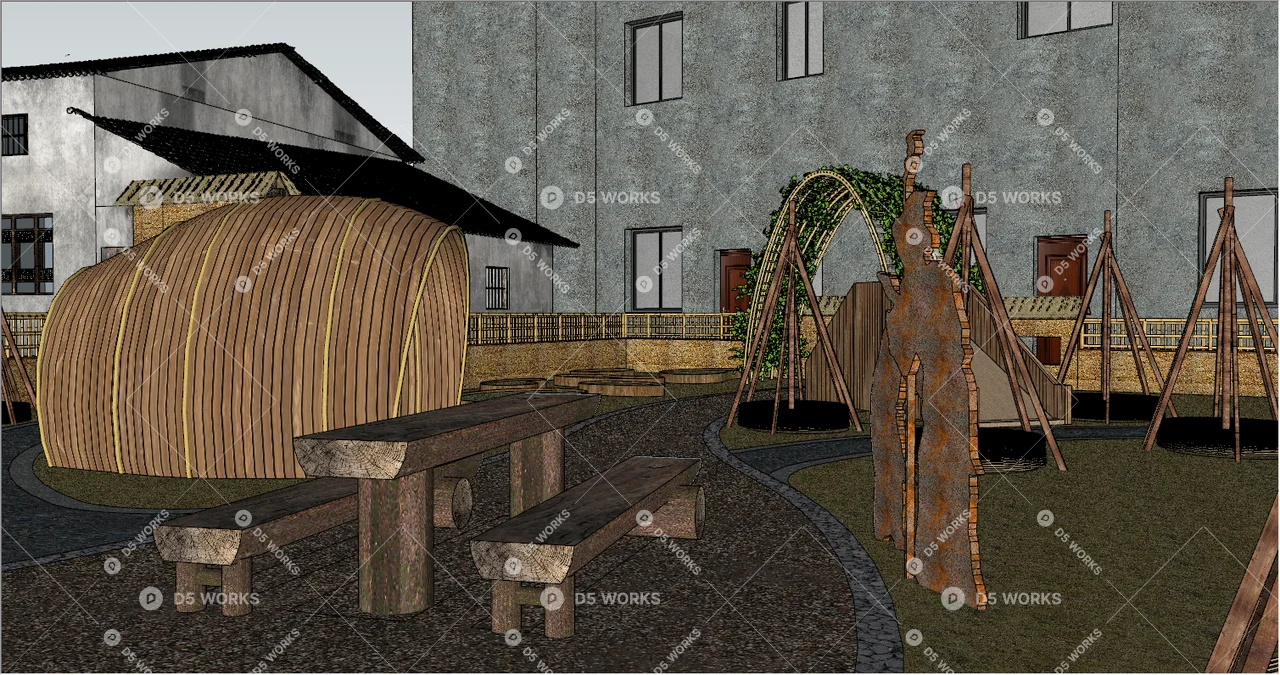 Landscape 3d model thumbnail 2