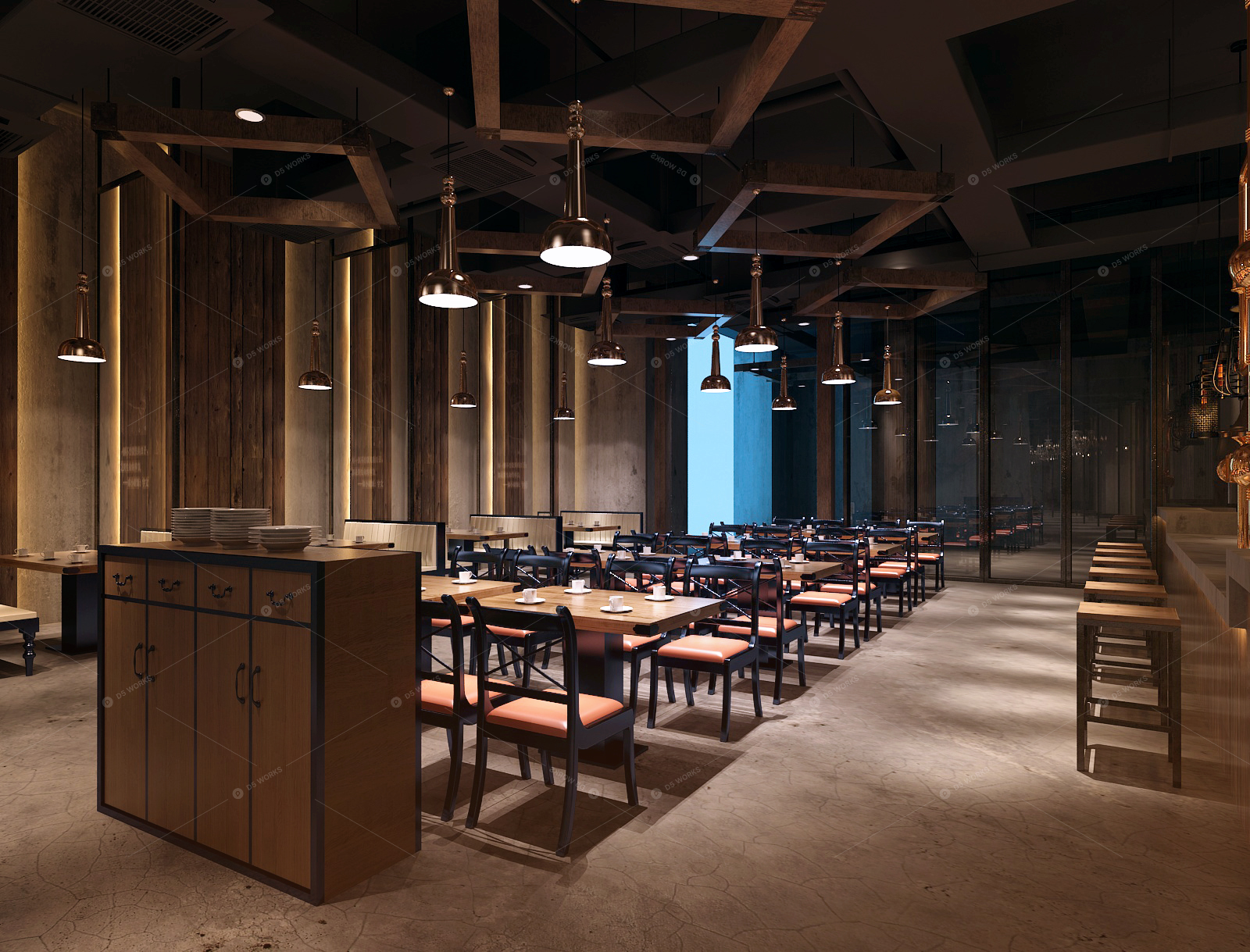 Restaurant Spaces 3D Models
