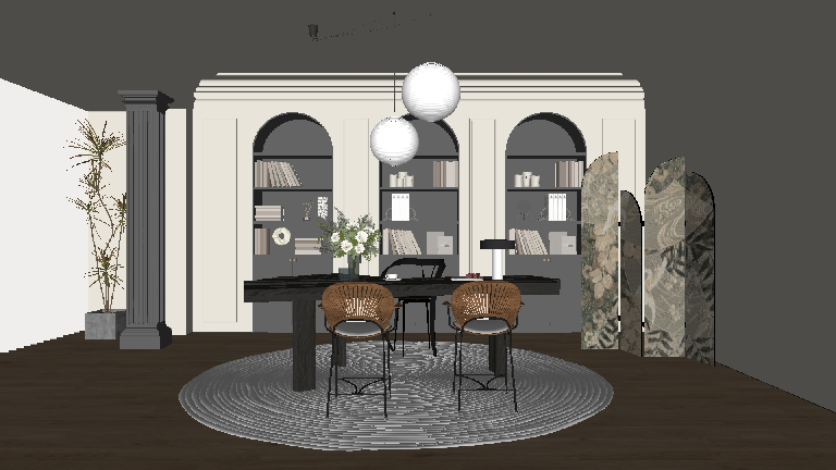 Chinese Study Room