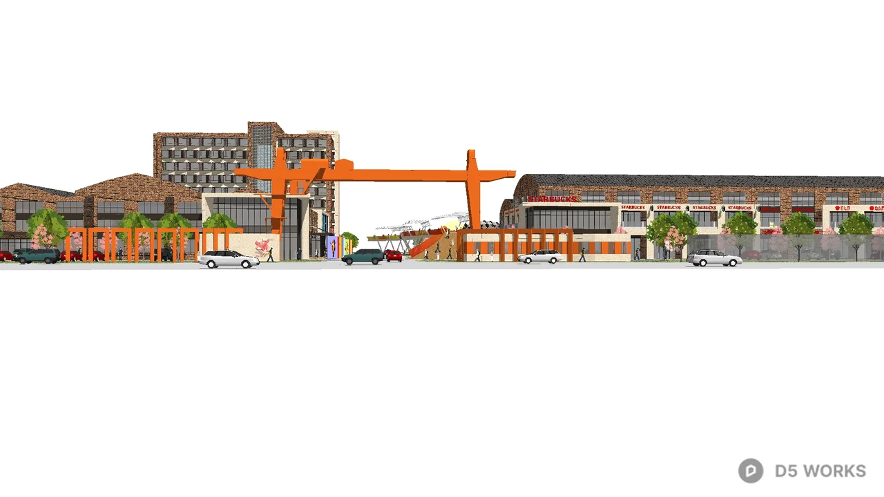 Industrial Plant Complex 3d model thumbnail 2