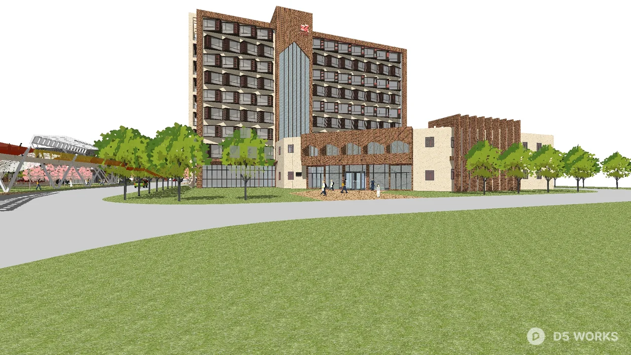 Industrial Plant Complex 3d model thumbnail 3