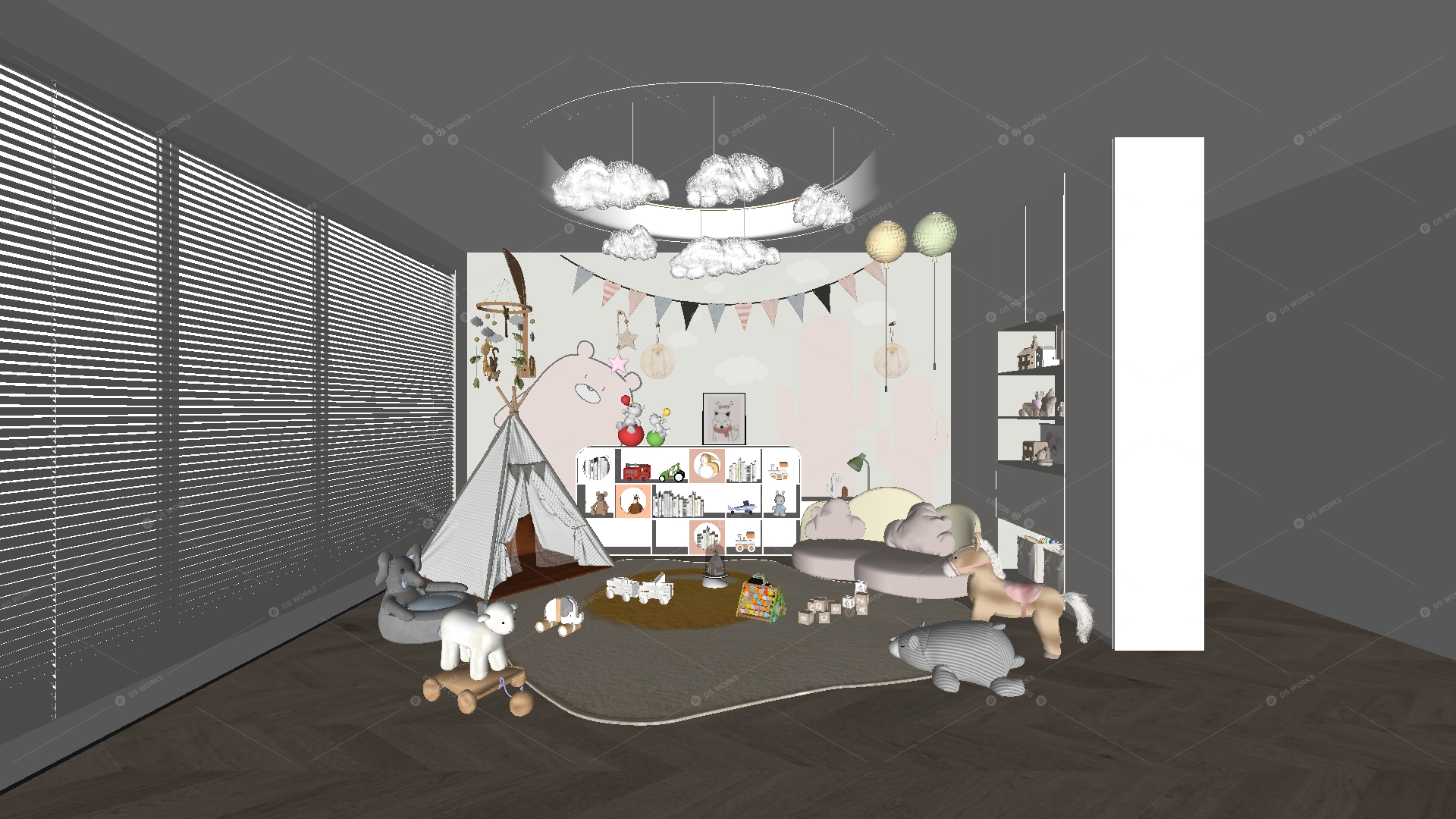 Entertainment Rooms 3D Models