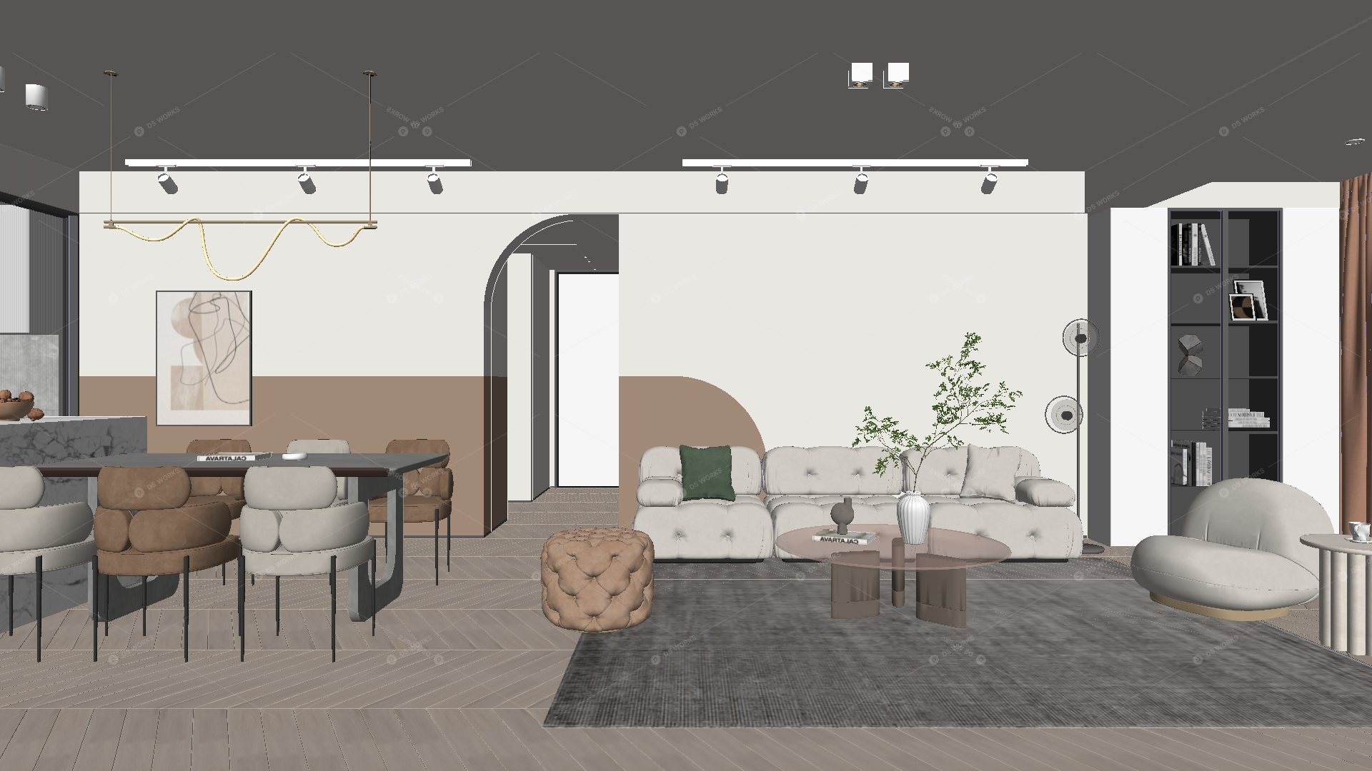 Living & Dining Rooms 3D Models