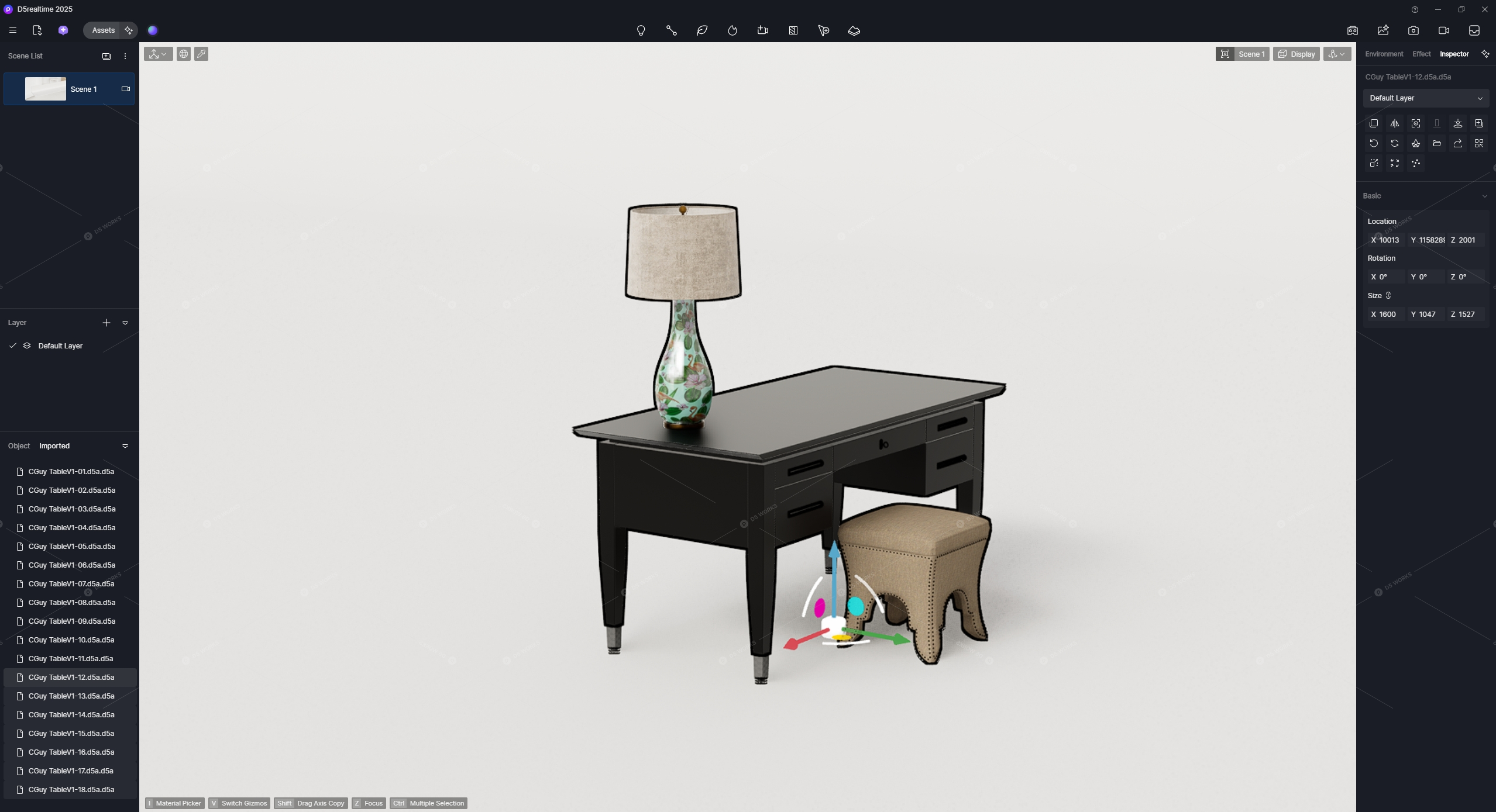 Tables/Side Tables 3D Models 2