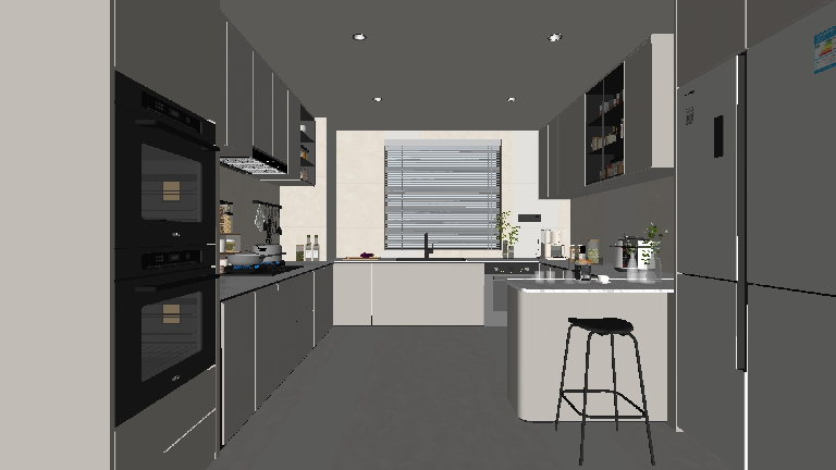 Modern Open Kitchen