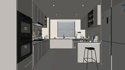Modern Open Kitchen