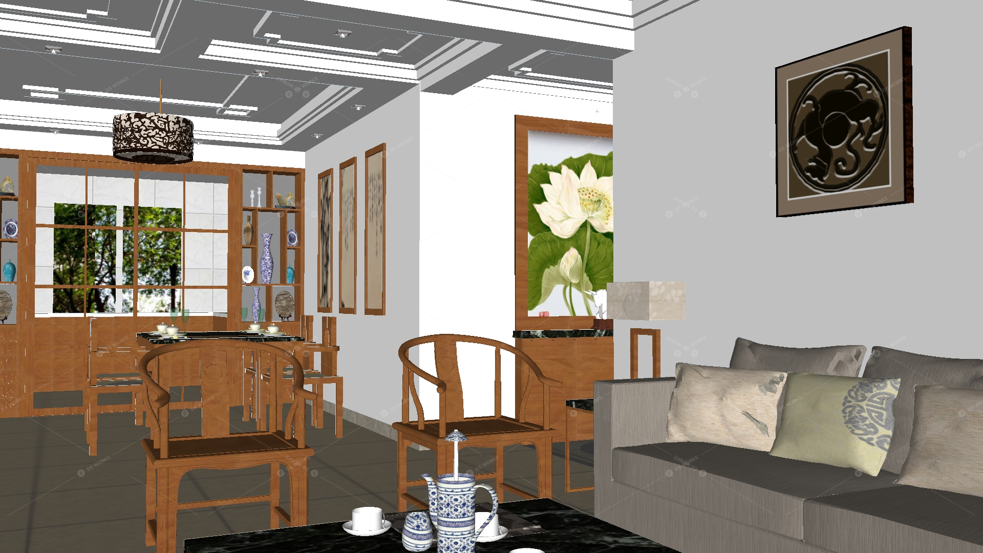 Living & Dining Rooms 3D Models 2
