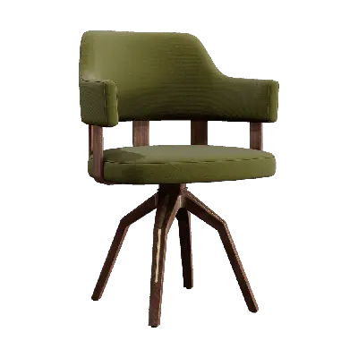 Valle Dining Chair 02 3d model