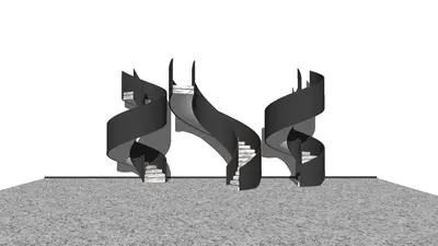 Modern Spiral Staircase