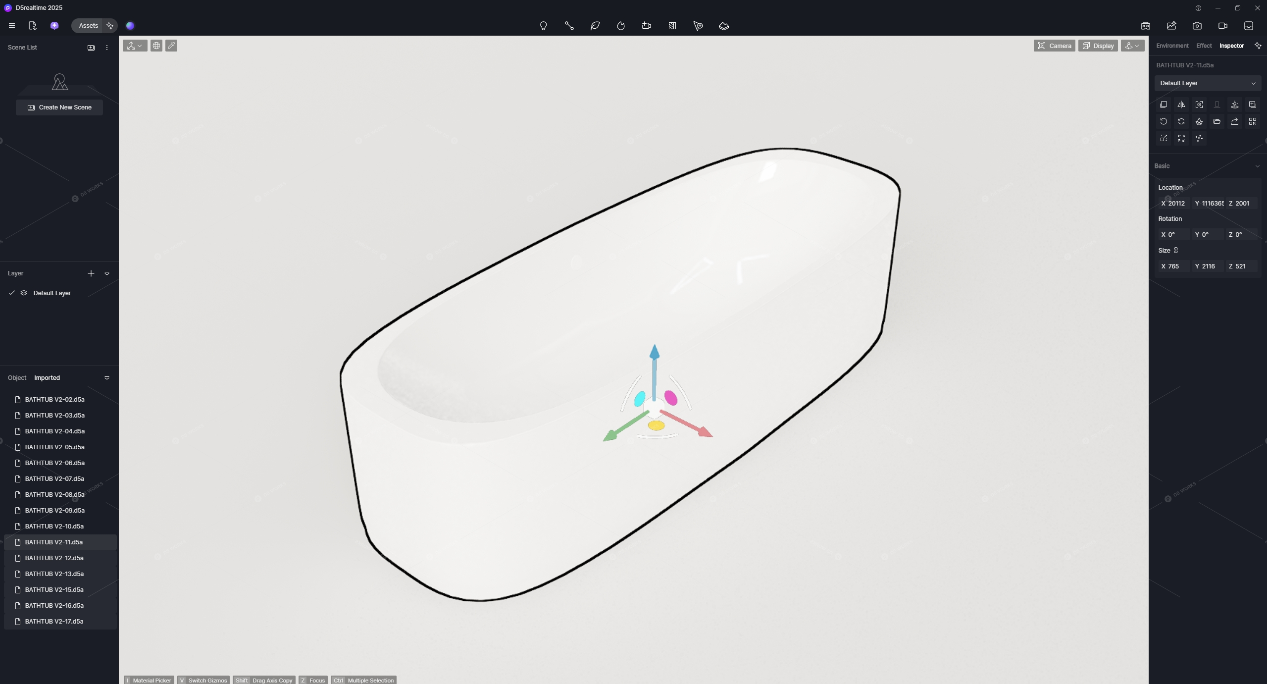 Bathtubs 3D Models 2