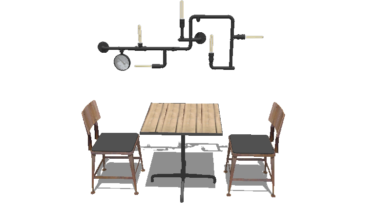 Modern Dining Table & Chairs Set