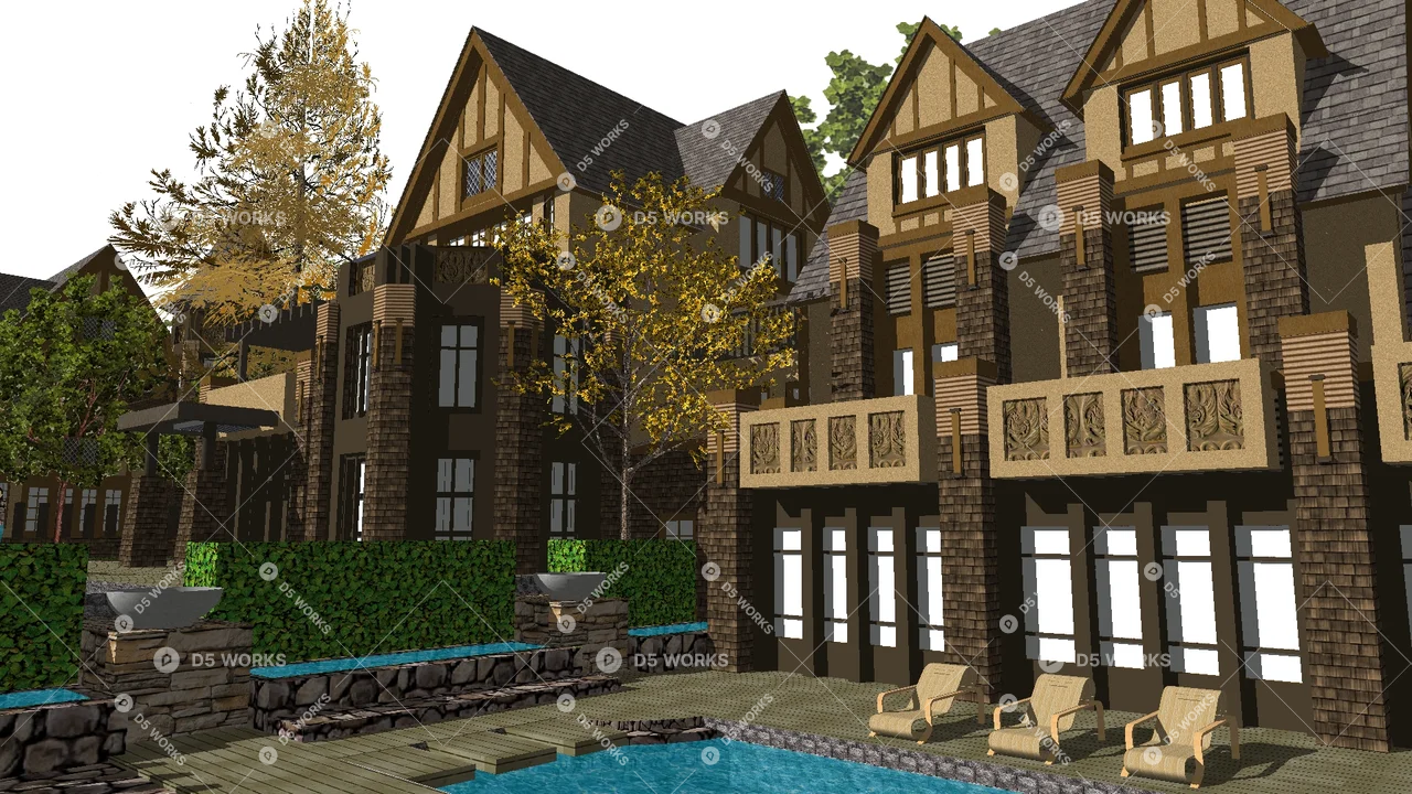 School Building 3d model thumbnail 4