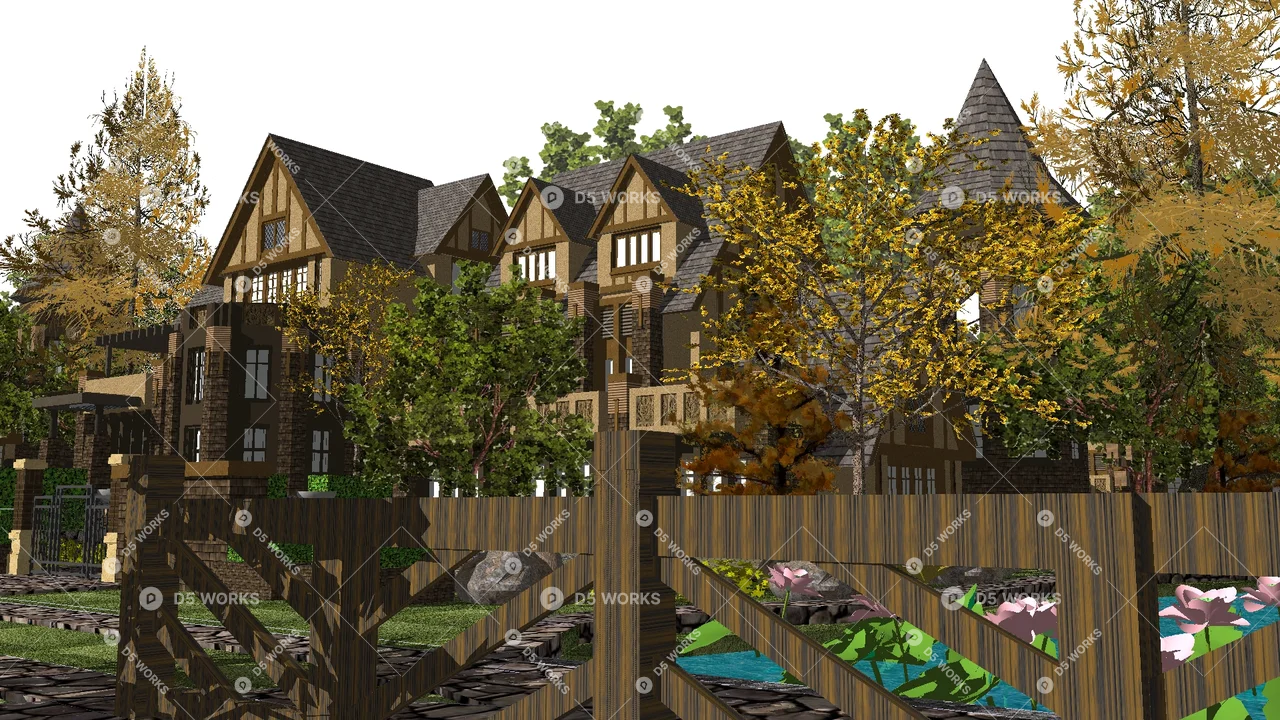 School Building 3d model thumbnail 3