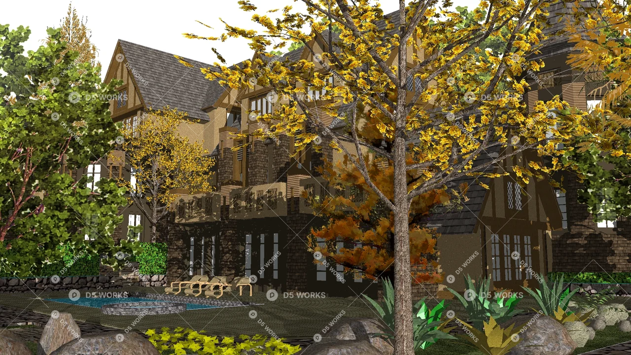 School Building 3d model thumbnail 5