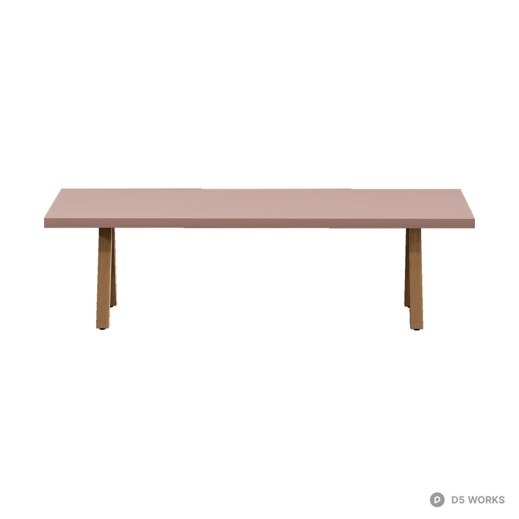 Vieques Dining Table 06 3d model - Image 1