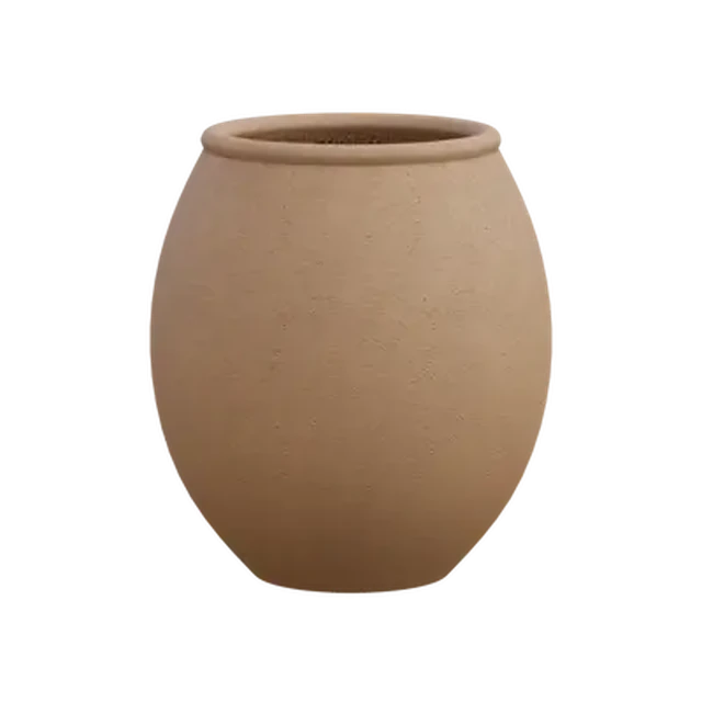 Rustic Terracotta Ovoid Garden Planter 3d model