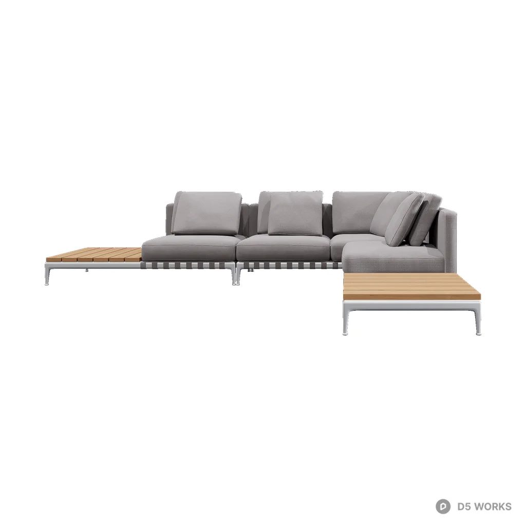 Atlante Sofa 02 3d model - Image 1