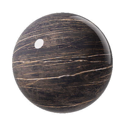 Roman Black Gold Seamless Marble